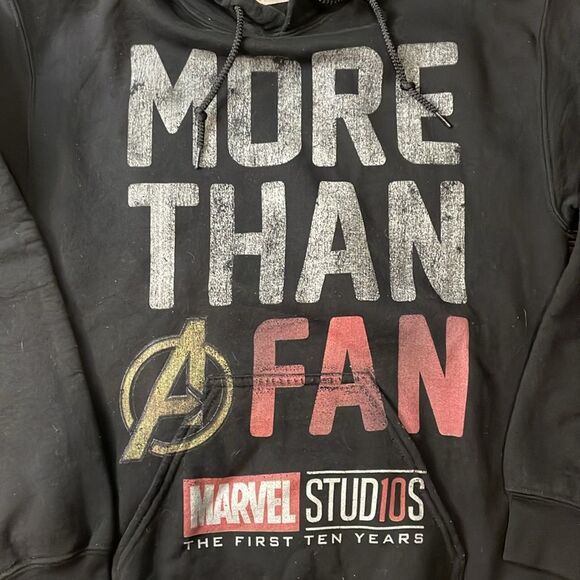 Marvel Avengers Men’s Sweatshirt Hoodie Thor Spiderman Iron Man Hulk Size Small - Picture 3 of 5